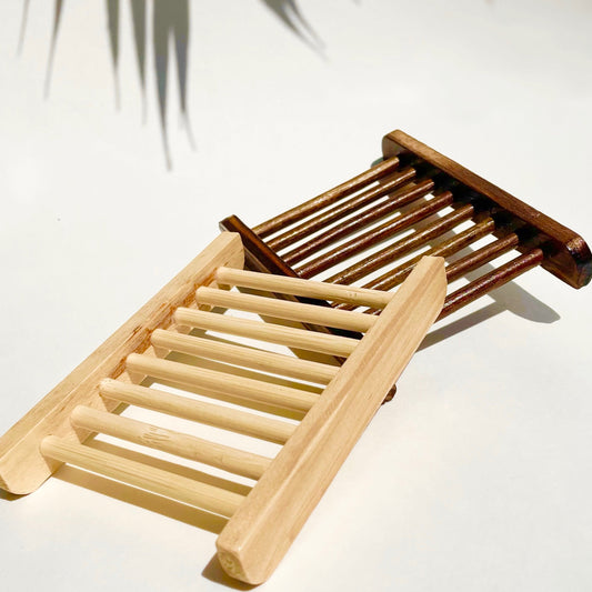 Bamboo Soap Tray - Gem Beauty Collection