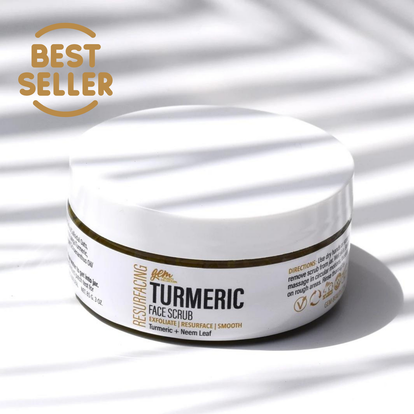 Resurfacing Turmeric Face Scrub - Gem Beauty Collection